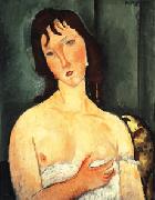 Portrait of a yound woman (Ragazza), Amedeo Modigliani